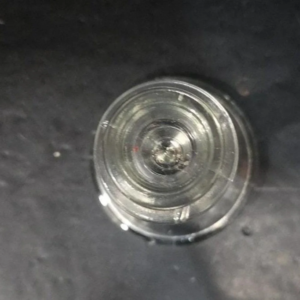 Clear Glass Candlestick Holder, Antique Single Candle Stick, Vintage Replacement